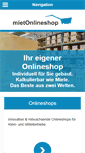 Mobile Screenshot of mietonlineshop.at