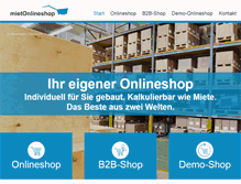 Tablet Screenshot of mietonlineshop.at